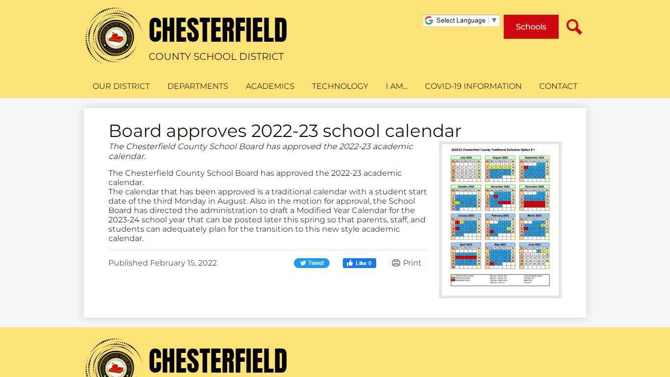 Chesterfield County School District
